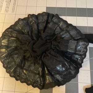 Black Fishnet Silicone Stockings 5x/6x 26/28